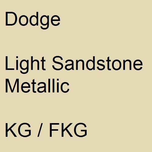 Dodge, Light Sandstone Metallic, KG / FKG.